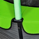 Батут с защитной cеткой PERFETTO SPORT 5", d=140 см, цвет зелёный - Фото 4