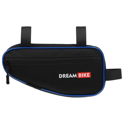 Велосумка Dream Bike под раму, 26×13.5×5, цвет чёрный/синий