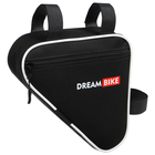 Велосумка Dream Bike под раму, 20.5х20.5х5, цвет чёрный/белый - Фото 4