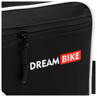 Велосумка Dream Bike под раму, 20.5х20.5х5, цвет чёрный/белый - Фото 7