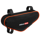 Велосумка Dream Bike под раму, 32х15х5, цвет чёрный/оранжевый - Фото 4