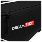 Велосумка Dream Bike под раму, 32х15х5, цвет чёрный/белый - фото 24347092
