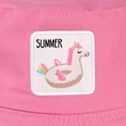 Панама детская для девочки «Единорог», цвет розовый, р-р 54 - фото 24019538