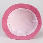 Панама детская для девочки «Единорог», цвет розовый, р-р 54 - фото 52609590