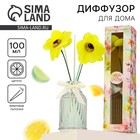 Диффузор ароматический палочки, ароматизатор для дома «Аромадиффузор: Цвети от счастья», аромат цитрус, 100 мл. - Фото 1