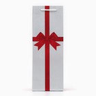 Пакет подарочный под бутылку, упаковка, «Бант», 36 х 13 х 10 см - Фото 2