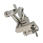 Смеситель для ванны ZEIN Z3732, двухвентильный, излив 10 см, лейка, шланг, сатин - Фото 6