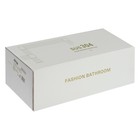 Смеситель для ванны ZEIN Z3732, двухвентильный, излив 10 см, лейка, шланг, сатин - Фото 11