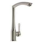 Смеситель для кухни ZEIN Z3734, однорычажный, высота излива 27 см, сатин - Фото 5