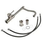 Смеситель для кухни ZEIN Z3736, однорычажный, высота излива 26 см, сатин - Фото 13