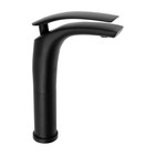 Смеситель для раковины ZEIN Z3796, дизайнерский, однорычажный, картридж 35 мм, черный - Фото 7