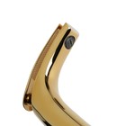 Смеситель для раковины ZEIN Z3798, дизайнерский, однорычажный, картридж 35 мм, цвет gold - Фото 3