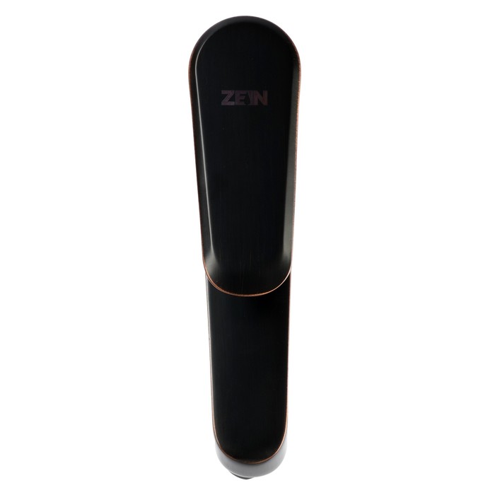 Смеситель для раковины ZEIN Z3800, однорычажный, высота излива 22 см, картридж 35 мм, черный