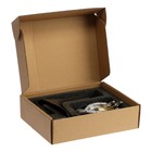 Смеситель для раковины ZEIN Z3806, однорычажный, каскадный излив высотой 9.5 см, черный - Фото 12