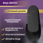 Смеситель для раковины ZEIN Z3806, однорычажный, каскадный излив высотой 9.5 см, черный - Фото 2