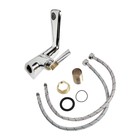 Смеситель для раковины ZEIN Z3808, дизайнерский, однорычажный, картридж 35 мм, хром - Фото 13