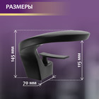 Смеситель для раковины ZEIN Z3812, дизайнерский, однорычажный, картридж 35 мм, черный - фото 808113675