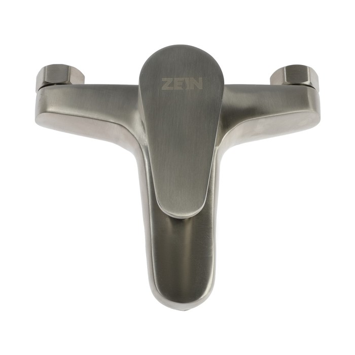 Смеситель для ванны ZEIN Z3834, однорычажный, душевой набор, сатин