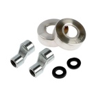 Смеситель для ванны ZEIN Z3834, однорычажный, душевой набор, сатин - Фото 10