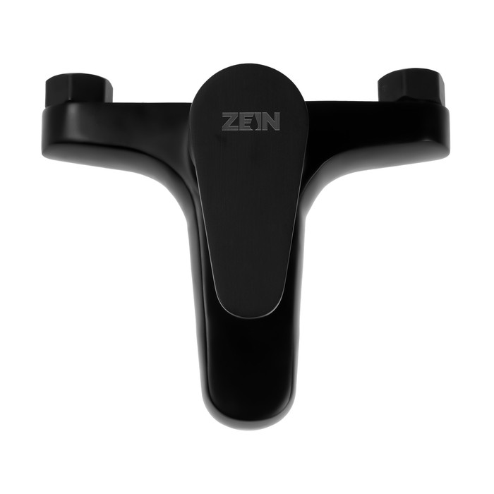 Смеситель для ванны ZEIN Z3835, однорычажный, душевой набор, черный