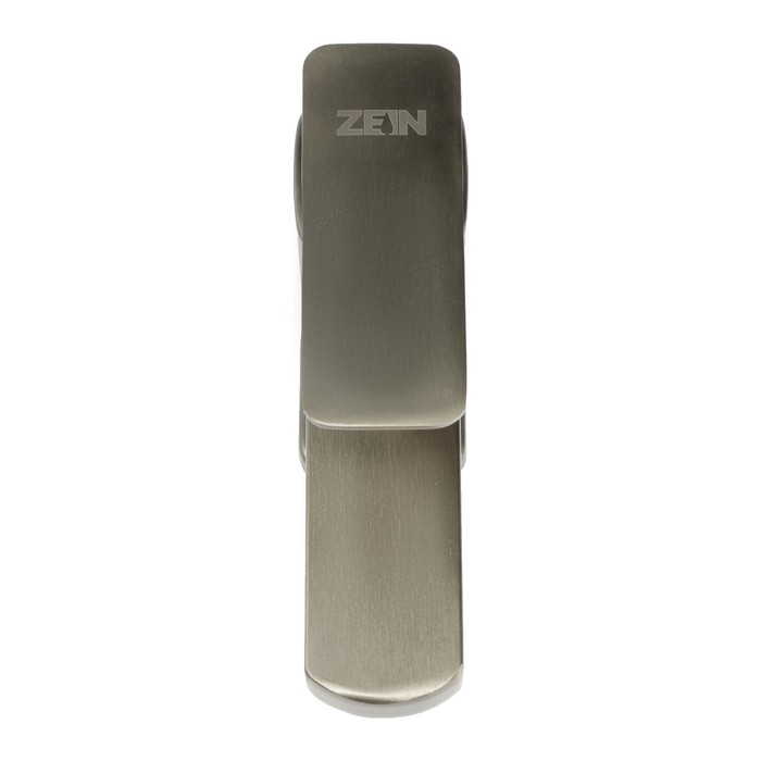 Смеситель для раковины ZEIN Z4070, картридж 35 мм, длина излива 12 см, нерж. сталь, сатин