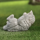 Садовая фигура "Котенок" серый, 13х18х10см - Фото 4