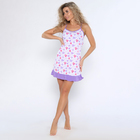 Ночная сорочка женская, цвет сирень, размер 50 10448674