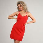 Ночная сорочка женская, цвет красный, размер 46 - Фото 1