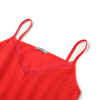 Ночная сорочка женская, цвет красный, размер 46 - Фото 5