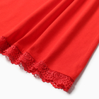 Ночная сорочка женская, цвет красный, размер 46 - Фото 6