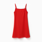 Ночная сорочка женская, цвет красный, размер 46 - Фото 7