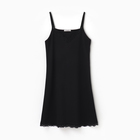 Ночная сорочка женская, цвет черный, размер 44 - Фото 4