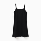 Ночная сорочка женская, цвет черный, размер 44 - Фото 7