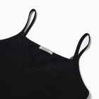 Ночная сорочка женская, цвет черный, размер 46 - Фото 5