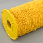 Спандекс для бисера, длина 500 м, цв. желтый - Фото 3