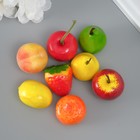 Набор декоративных фигурок "Фрукты" (уп.100шт) (комплект 6 шт) - фото 23995141