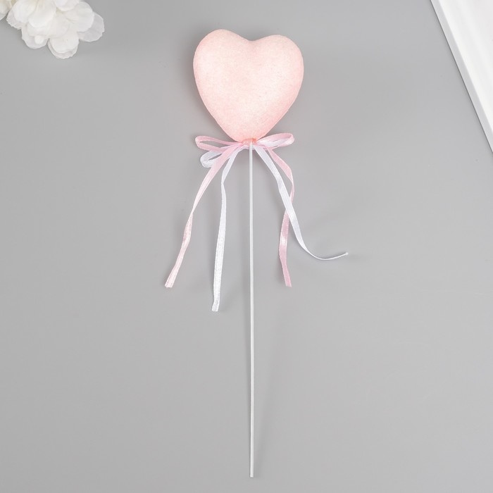 Декор для творчества "Love" длина 20 см, розовый