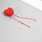 Декор для творчества "Love" длина 20 см, красный (6 шт) - фото 807449451