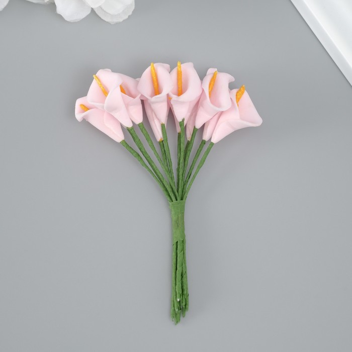 Декоративный цветок для творчества "Калла" розовый