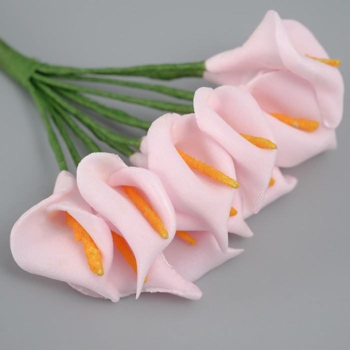 Декоративный цветок для творчества "Калла" розовый
