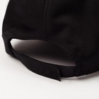 Бейсболка мужская однотонная MINAKU, размер 58, 100% хлопок, чёрная - Фото 8