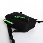 Рюкзак на молнии TEXTURA, наружный карман, цвет чёрный/салатовый - Фото 5