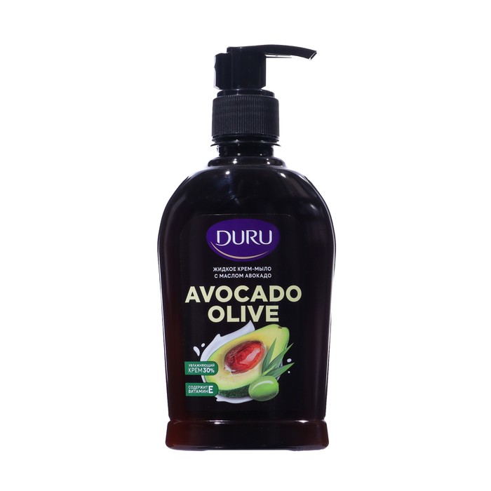Крем-мыло жидкое DURU Avocado Olive с маслом авокадо, 300 мл