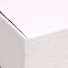 Коробка складная, белая, 24 х 23 х 8 см - Фото 3