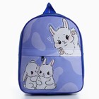 Рюкзак детский с карманом "Крольчата", 30*25 см - Фото 2