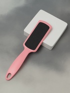 Пилка для пяток, наждачная, двусторонняя, 20.5 см, розовая - Фото 2