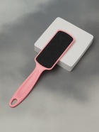 Пилка для пяток, наждачная, двусторонняя, 20.5 см, розовая - Фото 3