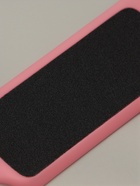 Пилка для пяток, наждачная, двусторонняя, 20.5 см, розовая - Фото 4