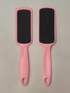 Пилка для пяток, наждачная, двусторонняя, 20.5 см, розовая - Фото 6