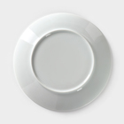 Тарелка фарфоровая «Белый шиповник», d=20 см - фото 4448524
